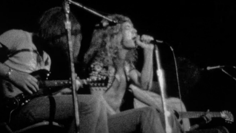 Led Zeppelin performing in Chicago on September 5, 1971